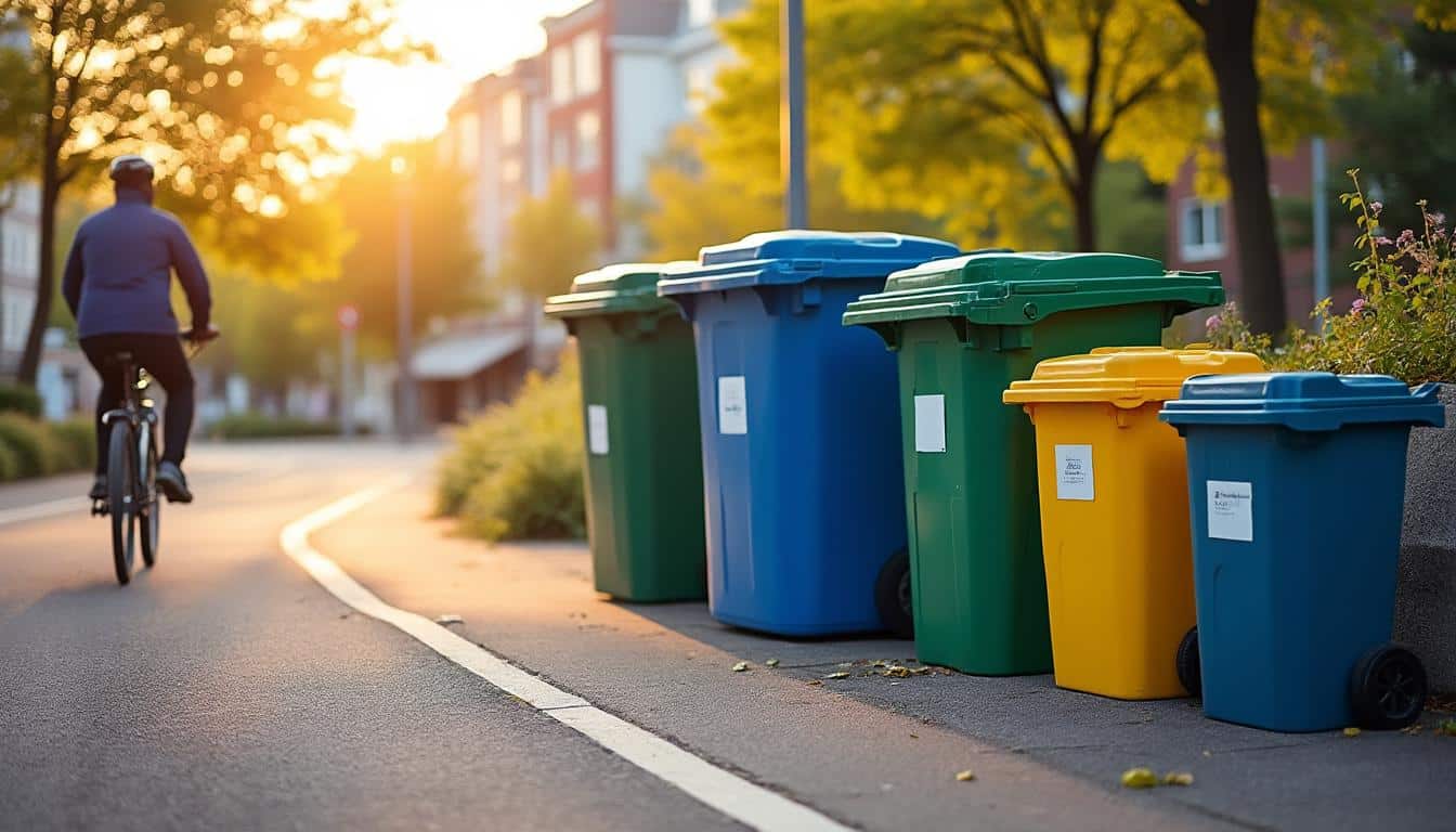 Illustration: Comprendre les dimensions et capacités des conteneurs poubelle