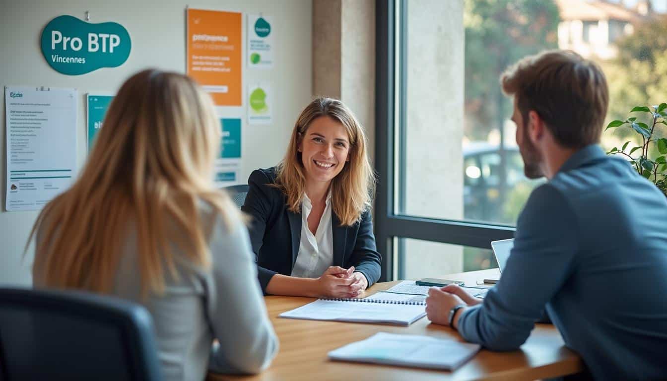 Illustration: Les services essentiels proposés par Pro BTP aux entreprises et salariés de Vincennes