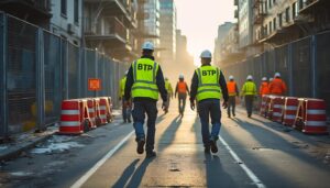 Zone de déplacement dans le BTP : clé de sécurité et d’efficacité chantier
