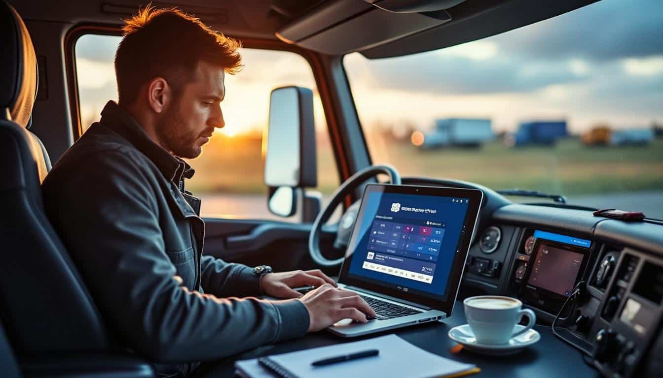 Illustration: Comprendre la bourse de fret et son fonctionnement digital dans le transport routier