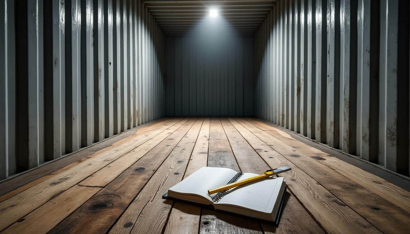 Illustration: Comprendre les dimensions intérieures d’un container 20 pieds : la base essentielle
