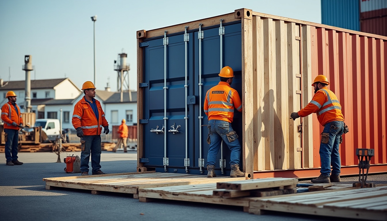Illustration: Comprendre l’intérêt de l’habillage pour un container maritime