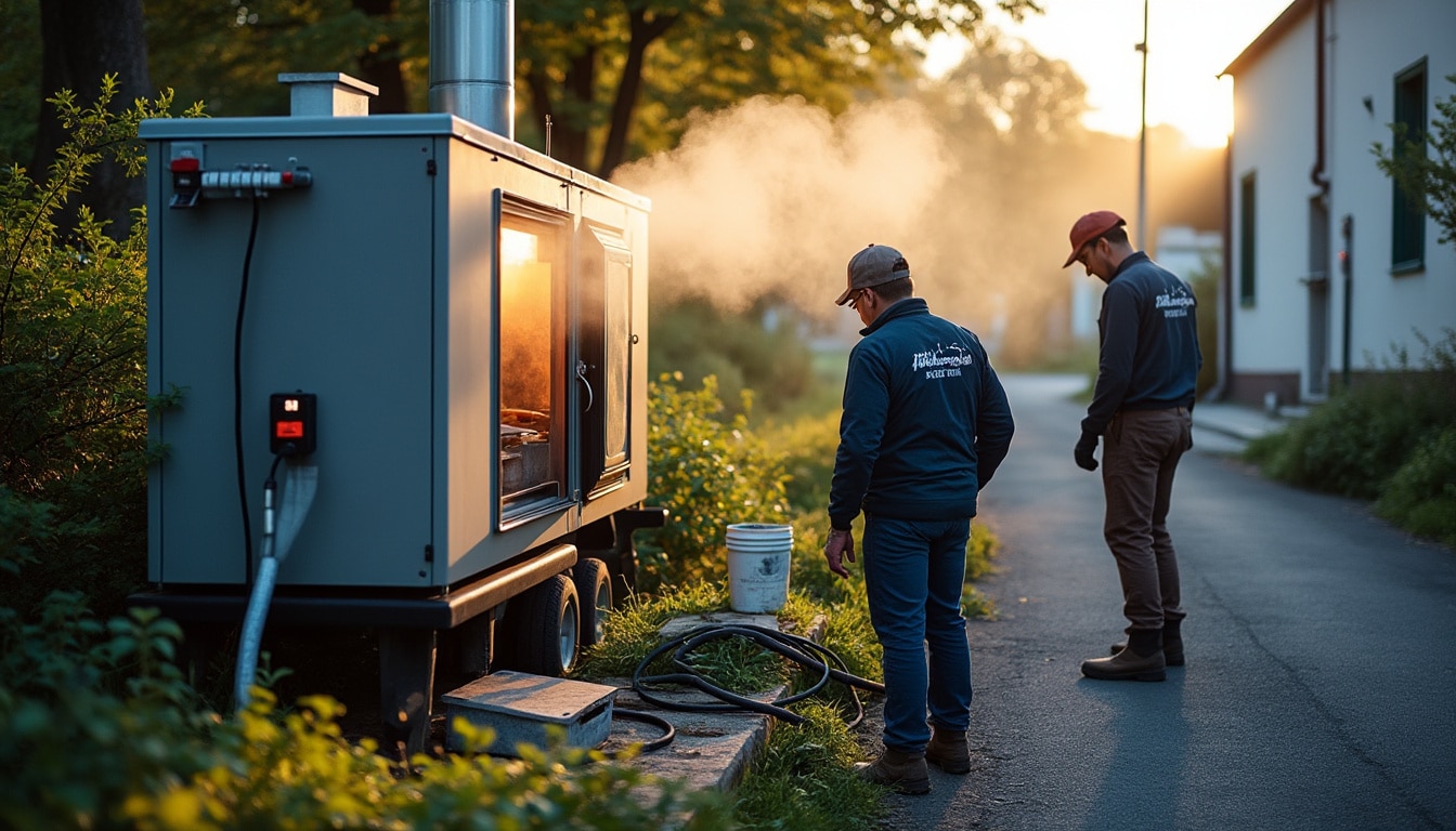 Illustration: Comprendre le fonctionnement d’une chaufferie verte temporaire