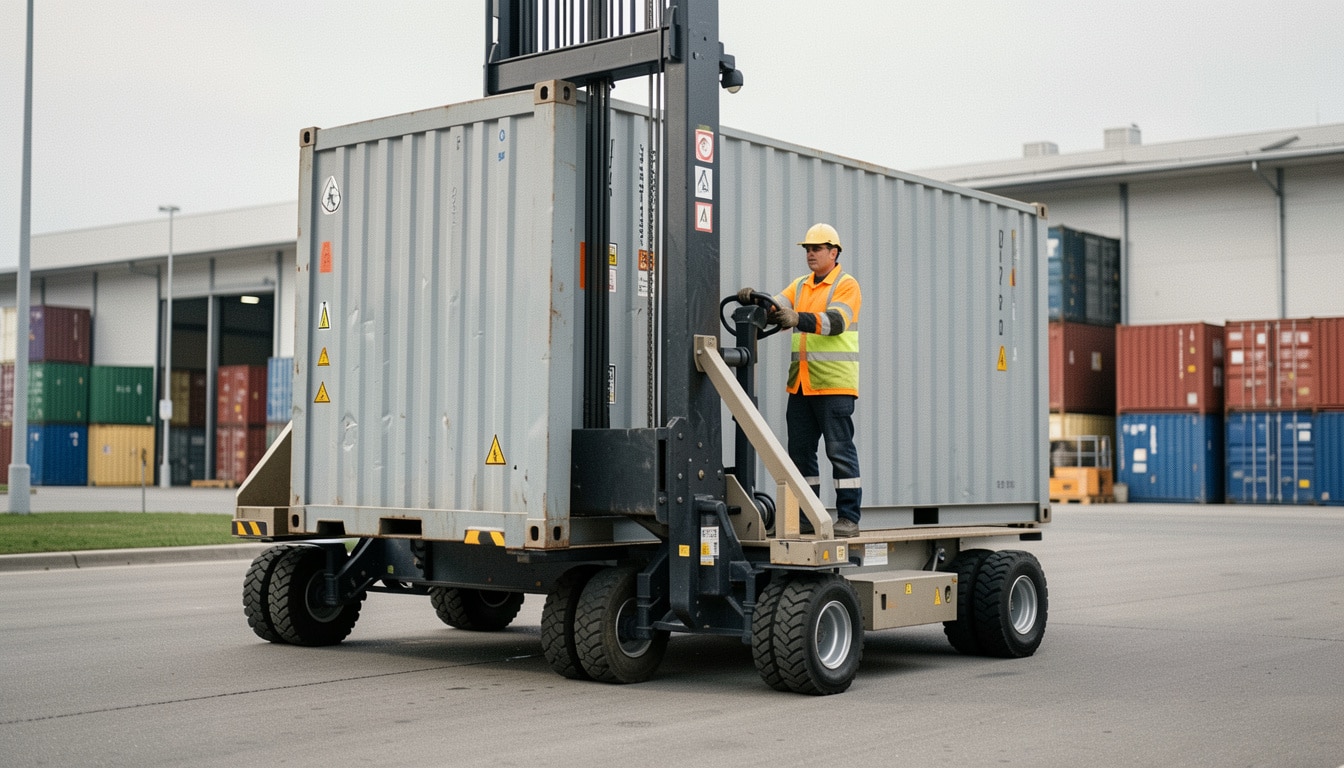 Chariot porte-conteneur : bien le choisir et l’utiliser